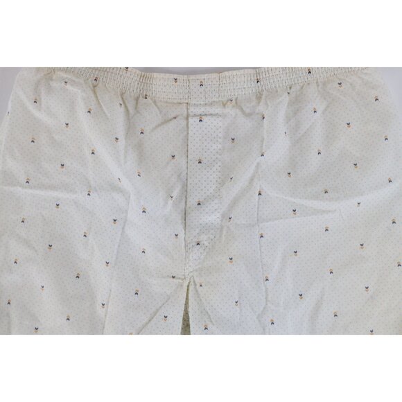 Vintage 70s Lee Mens Large Polka Dot Geometric Boxers Shorts Underwear USA - Picture 3 of 11